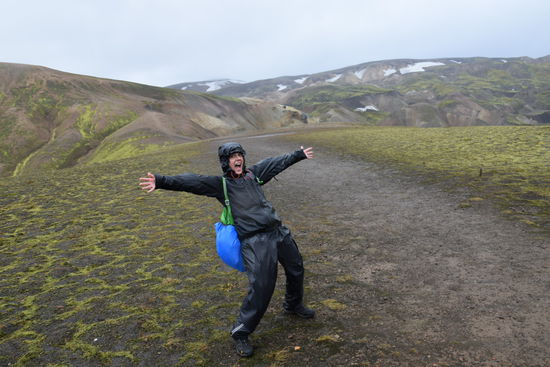 Der Wind war echt heftig.