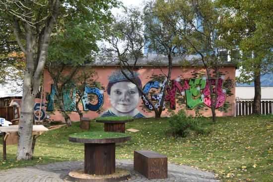 Tolle Sitzgelegenheit im Götterviertel