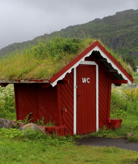 Am offiziellen Stellplatz in Fredvang
