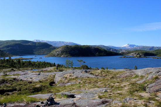 Aussicht von unserem Stellplatz aus.