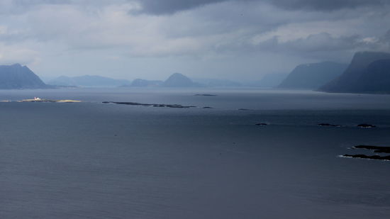 Was für eine Stimmung, wenn man während der Wanderung zurückblickte