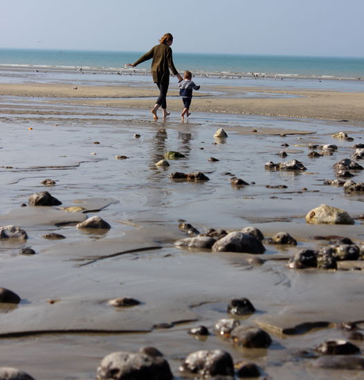 Am Strand von Quiberville