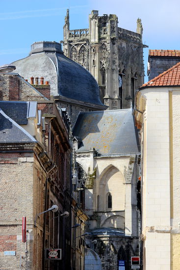 Blick in die Altstadt von Dieppe