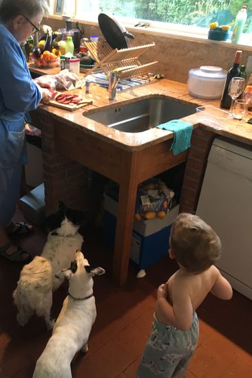 Uroma sorgte stets für die Kleinsten.