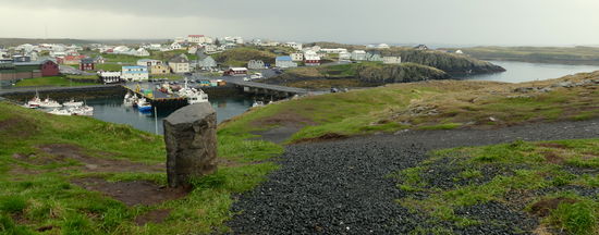 Blick auf Stykisshólmur