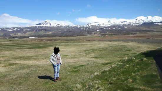 Und gleich im ersten Laden eine Strickjacke aus original-Islandwolle gekauft