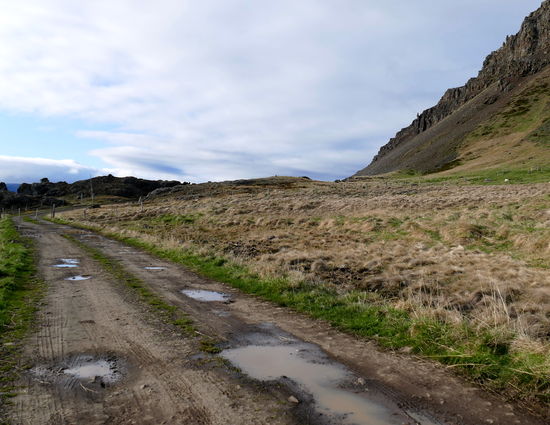Der Weg zwischen Reykholar und Reykhólahrepp