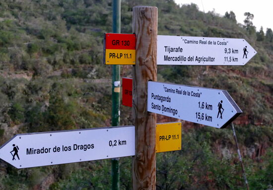 Direkt an der Finca führten zahlreiche Wanderwege vorbei