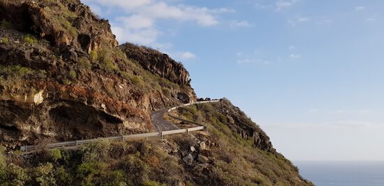 Auf dem Weg zu unserem ersten Ausflugsziel, dem Roque de la Muchachos