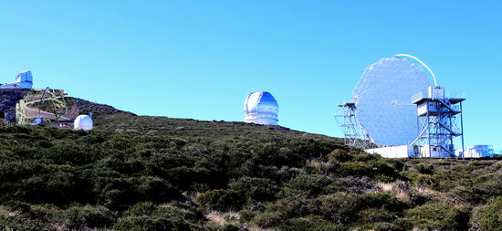Wie in einem Sience-Fiction-Film: Die Observatorien auf dem Weg zum Roque de los  Muchachos
