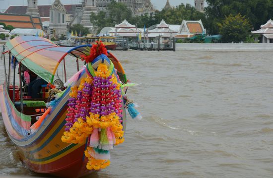 Ein traditionelles Longtail Boot.
