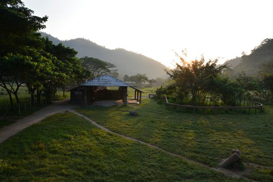 Sonnenaufgang um 6 Uhr morgens 