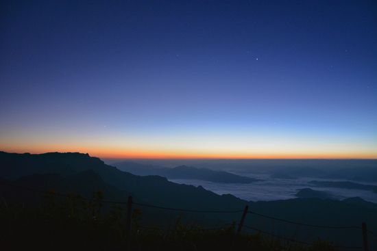 Noch sieht man die Sterne