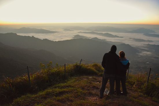Über den Wolken, 1442 Meter über dem Meeresspiegel 