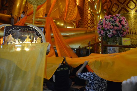 Während der Zeremonie