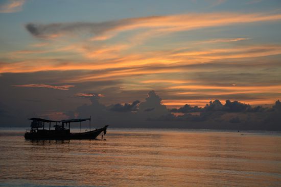 Sonnenuntergang am Sairee Beach