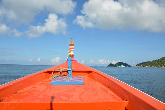 Auf dem Weg nach Koh Nangyuan im Taxiboot