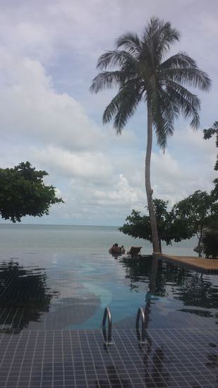 Pool direkt am Strand
