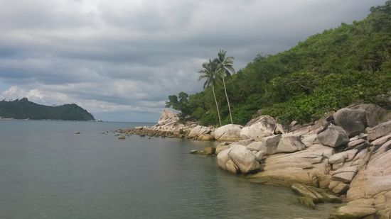 Beim Steine klettern