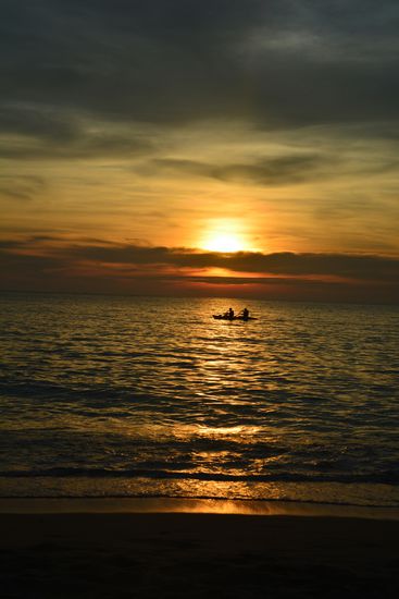 Sonnenuntergang am Long Beach