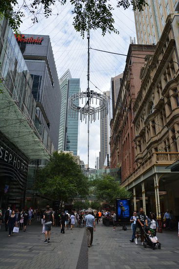 Einkaufsstraße/Fußgängerzone in Sydney