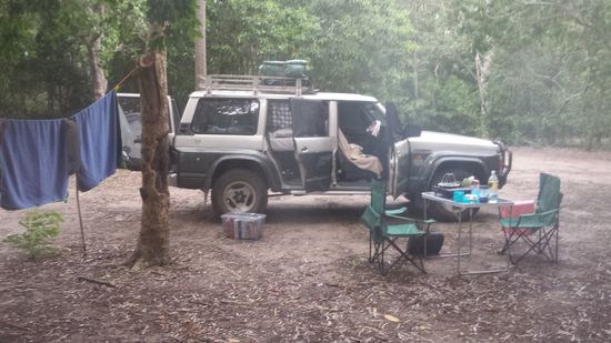 Unsere erste Übernachtung auf einem Nationalpark Campingplatz 