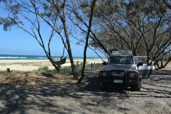 Camper direkt am Meer 