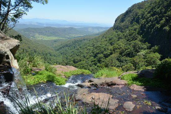 Aussicht von den Morgan Falls