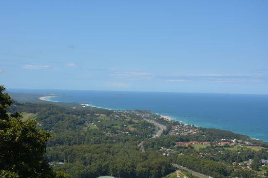 Aussicht vom Lookout auf Coffs Harbour