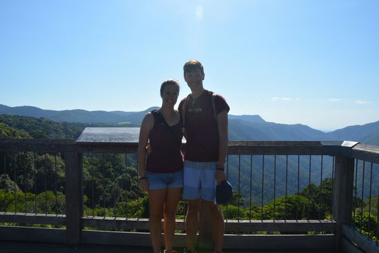 Auf dem Skywalk Lookout