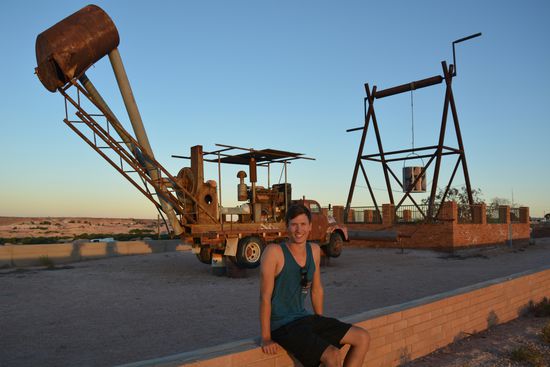 Sonnenuntergang bei "The Big Winch"