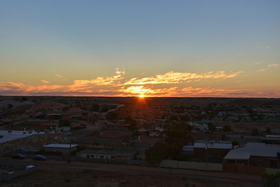 Sonnenuntergang in Coober Pedy