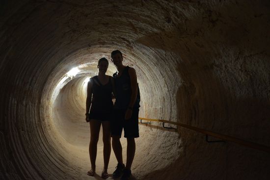 Umoona Mine, mit der Maschine gegraben