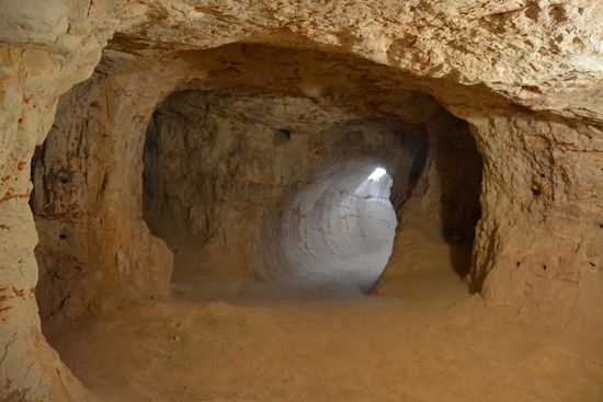 Umoona Mine, handgegraben