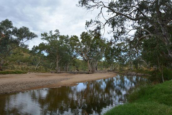 Ormiston Gorge, Blick von der Schlucht weg