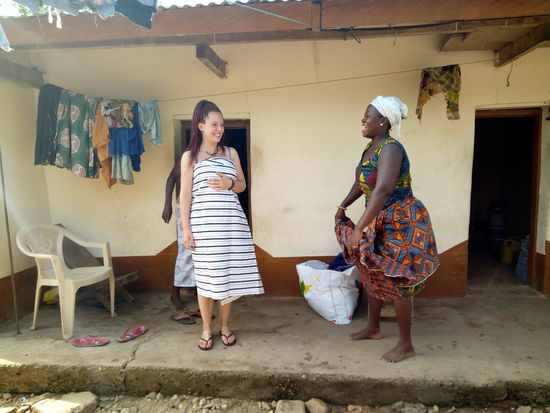 Die Zeremonie, nach der ich eine offizielle Avatime - Frau bin.