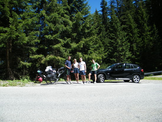 Zufälliges Treffen mit unseren Freunden