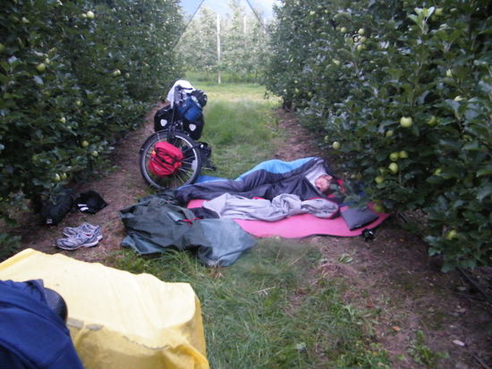 Halbwegs trocken aufgewacht