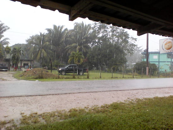 Klimawandel auch in Belize. Angeblich hat es dieses Jahr erstmals zu Weihnachten geregnet. Eigentlich ist auch hier Ende November Schluss mit dem Nass von oben.