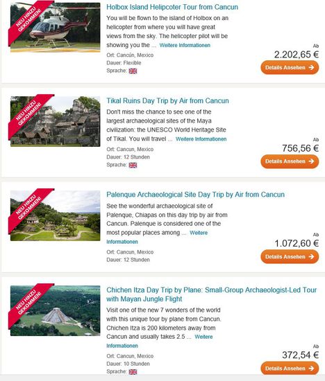 und / oder nicht an unser strapaziertes Reisebudget angepasst 