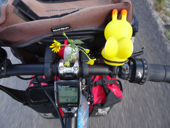 Auch heute ist es wieder schön warm