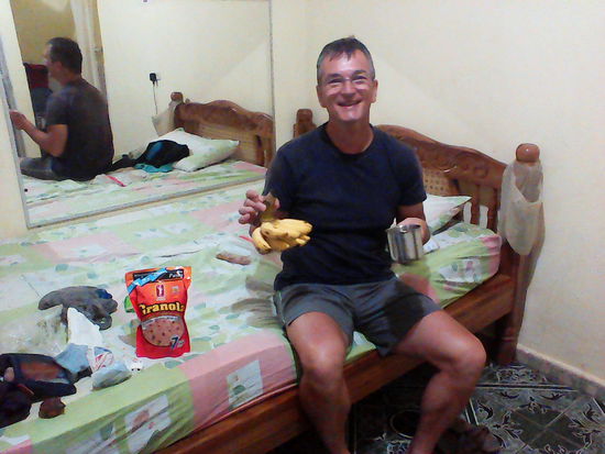 Frühstück : vor allem die kleinen Bananen sind immer wieder lecker.