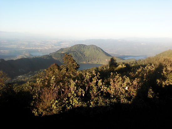 Blick zur Lagune Caldera