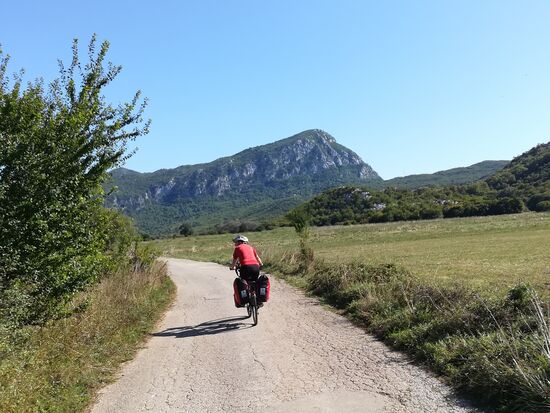 Auf dem Weg von Nikšic nach Danilovgrad.