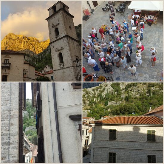 Nur spät abends oder zeitig am Morgen ist für uns die Stadt sehenswert. Tagsüber ist es selbst jetzt in der Nachsaison schlimm überfüllt.
Täglich bis zu vier Kreuzfahrtschiffe, die ihre Passagiere auf Landgang schicken. Overtourism pur - wir wollen weg.