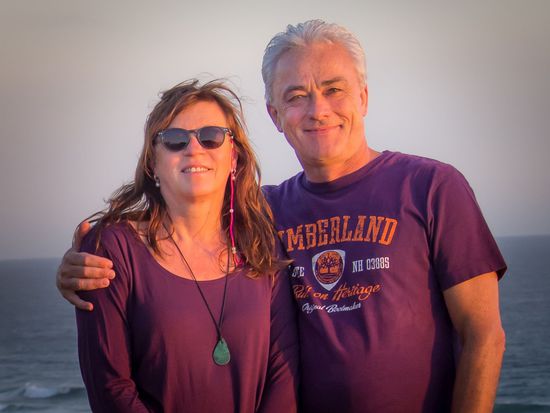 Klaudia und ich (aufgenommen in Sedgefield, SA)