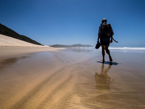 Blick in Richtung Kariega Beach