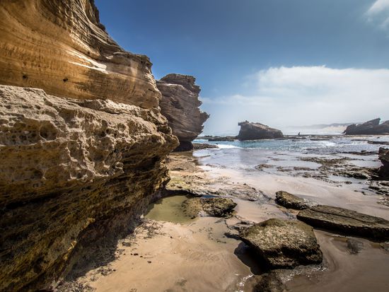 Am Ende der Flussmündung des Boesmansrivier