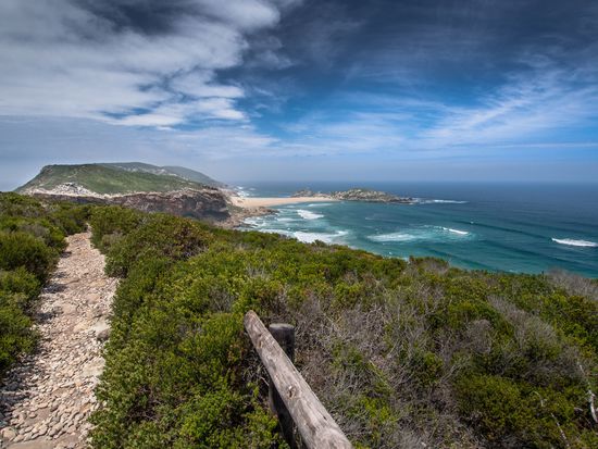 Tolle Aussicht auf die Halbinsel des Robberg Nature Reserve