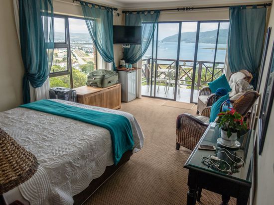 Aussicht von unserem Zimmer im Hamilton Manor